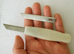 Handtag till skalpell