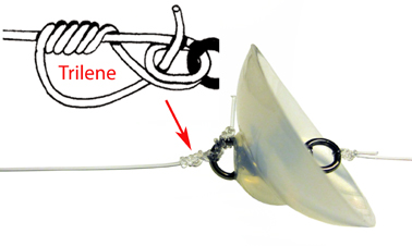 Lureimprover och trilene knuten