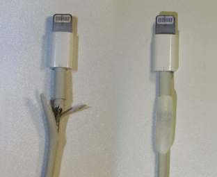 Reparation av sladd med formbar termoplast